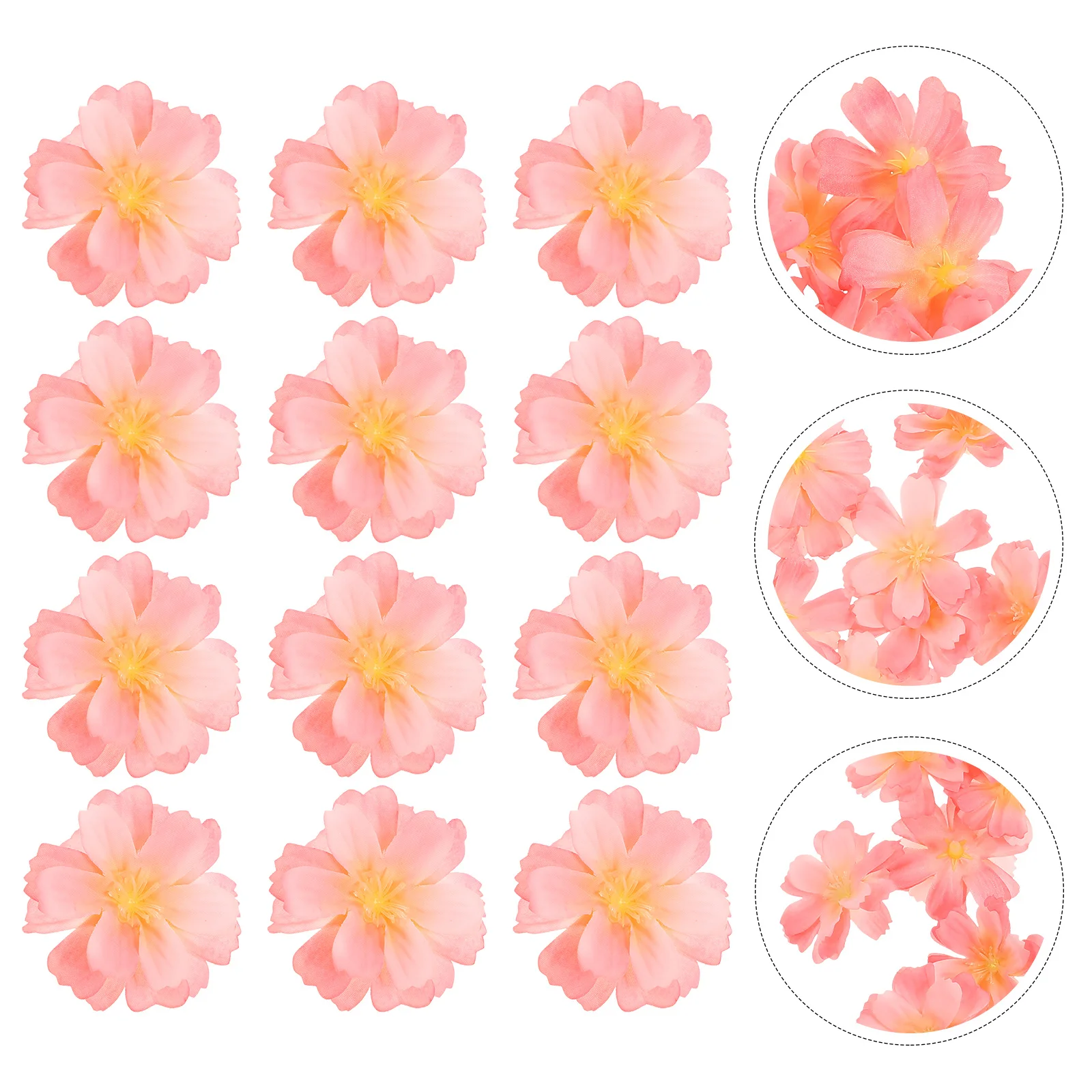 100 قطعة زهر البرقوق الاصطناعي زهرة رؤساء زهرة وهمية زخرفة للمنزل الزفاف الحرفية Diy بها بنفسك الزهور الزخرفية