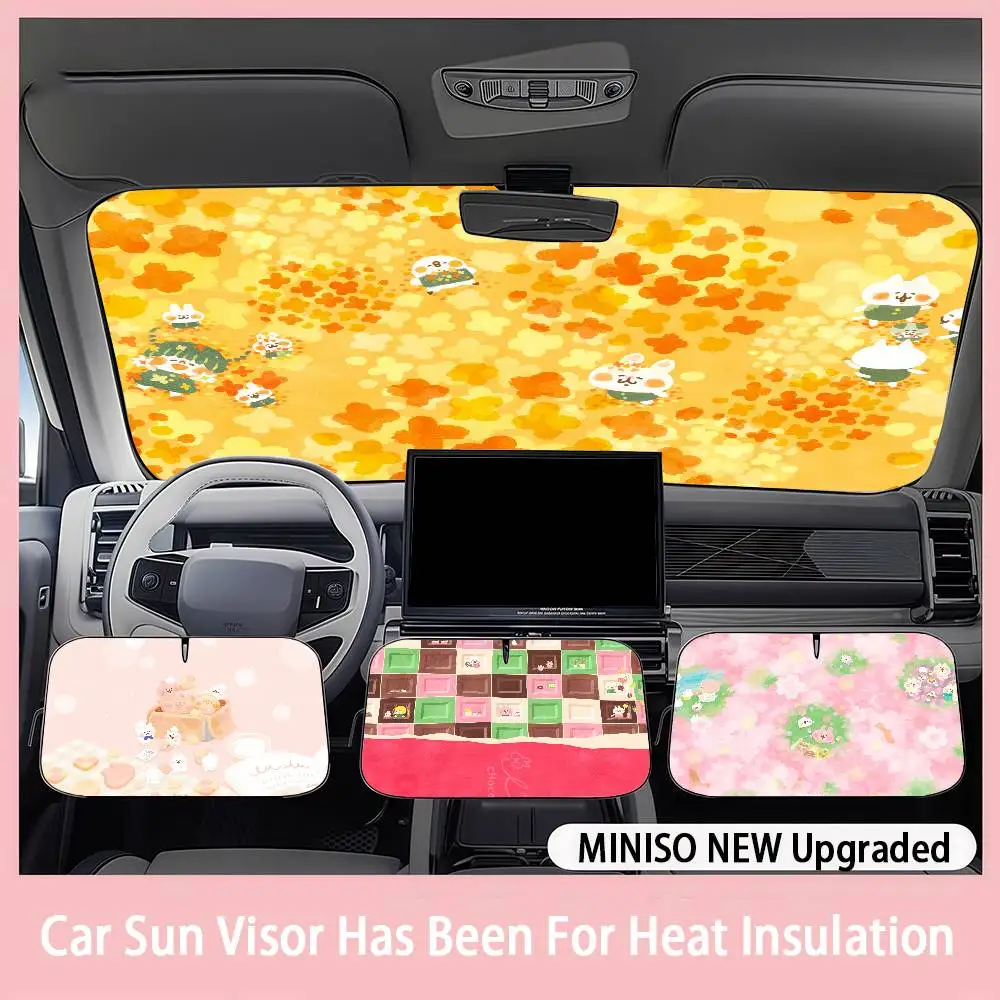

MINISO Kanaheis Car SunShade Windshield sunshade blocks ultraviolet rays, car insulation sunshade protector