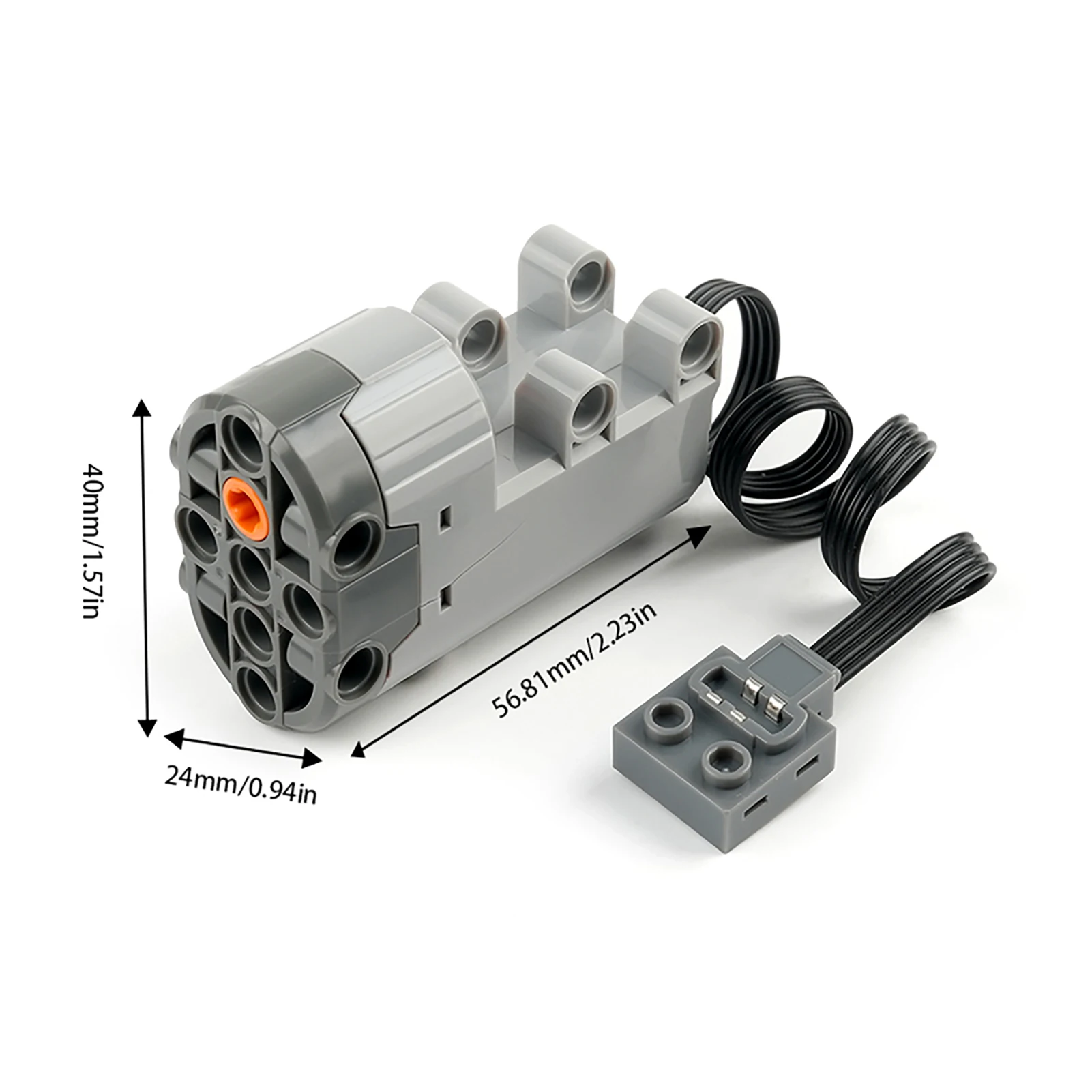 6 pezzi MOC Brick Power Functions 88004 Servomotore Parti tecniche Motore sterzo per blocchi di costruzione
