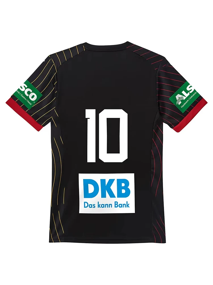 مايوه دي كرة اليد 2025-26 بعيدا جيرسي للجنسين عادية المحملة يساير الموضة سريعة الجافة الشارع الكلاسيكية الكبار والأطفال ملابس رياضية كرة اليد جيرسي