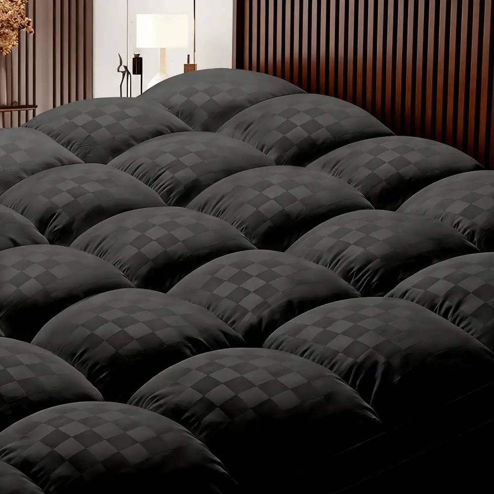 Extra Thick Mattress, 2000GSM Filling, Quilted Fitted Cover, Deep Pocket (Up To 21