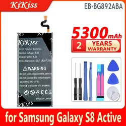 5300mAh KiKiss New Battery EB-BG892ABA for Samsung Galaxy S8 Active SM-G8920 G892F G892A G892L G892 G892V SM-G892L Bateria