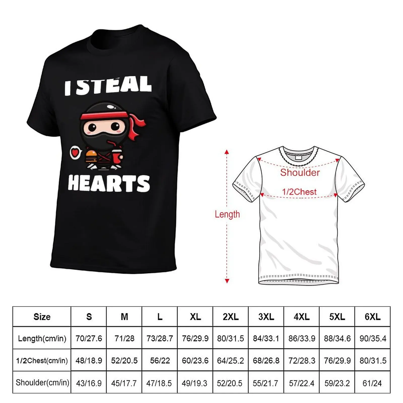 I Steal Hearts Ninja Boys Valentines Day Toddler T-Shirt t shirts for man graphic funny t shirts for man graphic tees T-Shirt