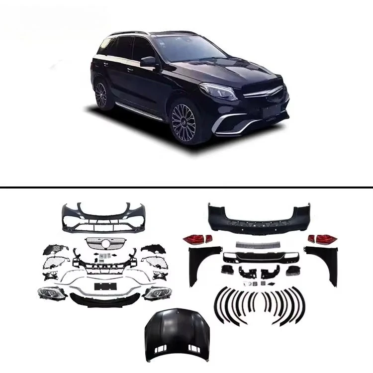 STLF 12-15 Cars Accessories W166 Old to New GLE63 AMGs Body Kit for Mercedess-Benzs ML GLE Modification Auto Parts Bodykit