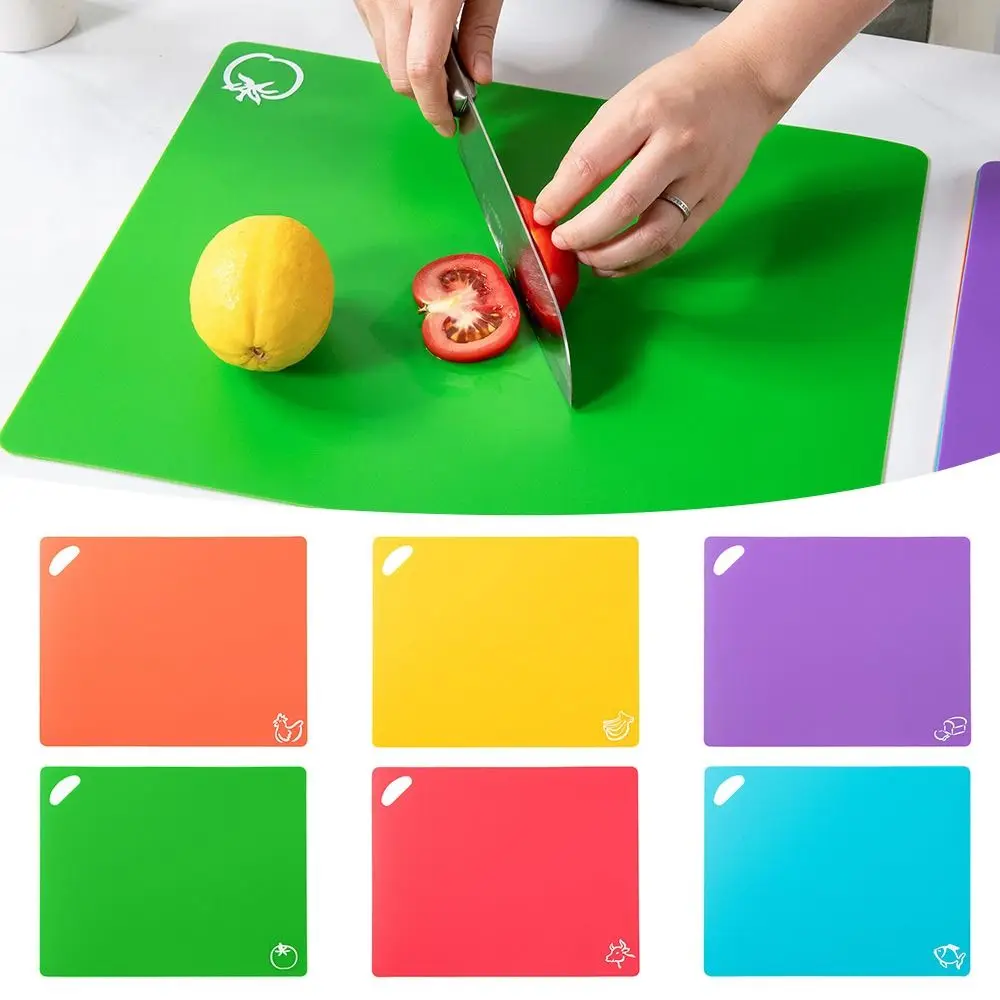 Cooking Tool Kitchens Tool Flexible Anti-skid Skidproof Chopping Board Plastic Cutting Boards Non-slip Classification