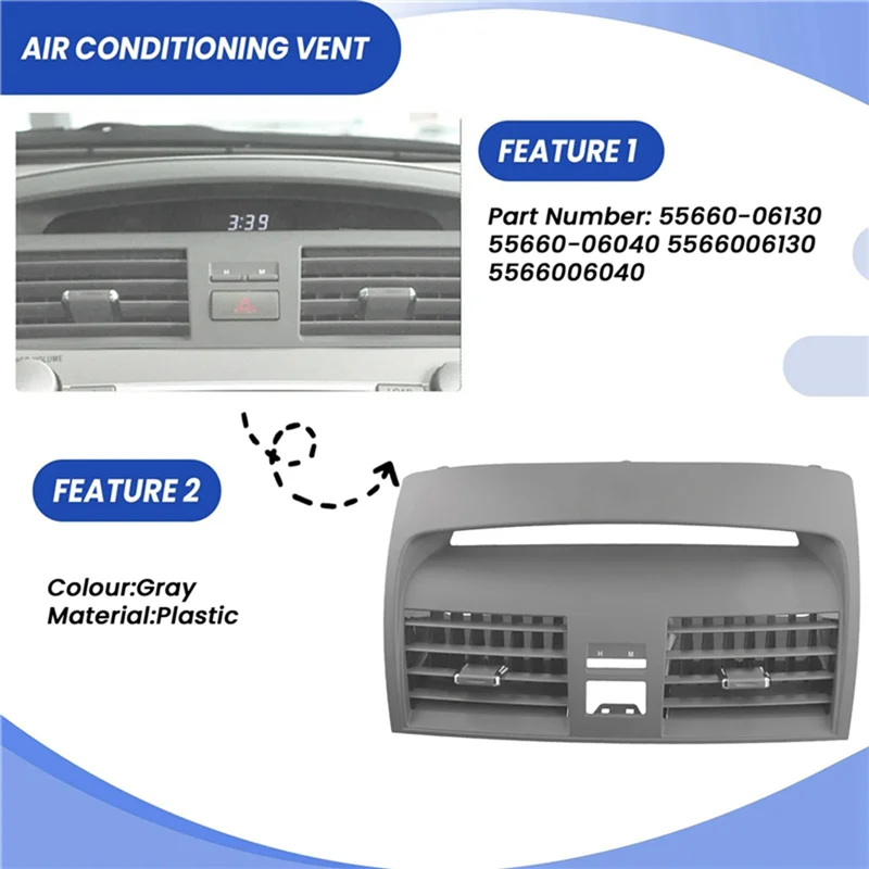 Car Dash Center Air… - image