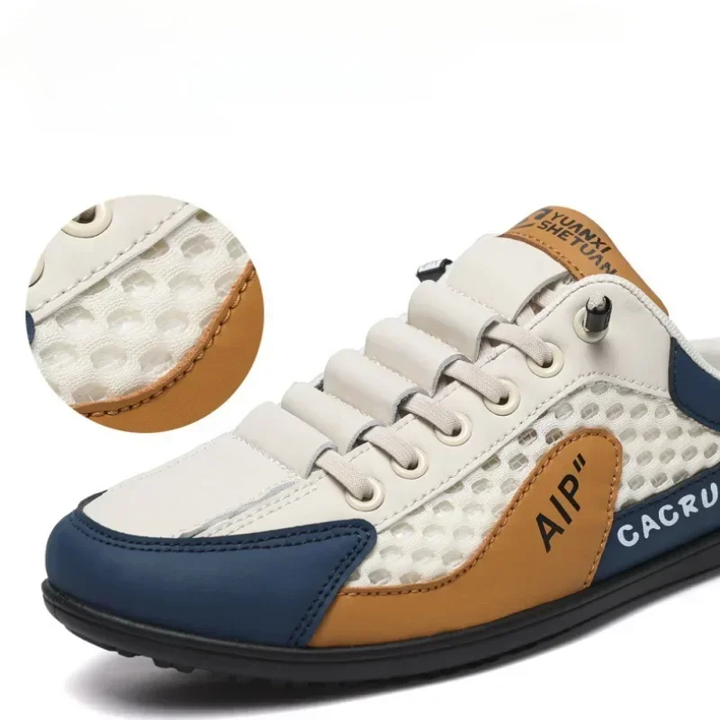 Men's Fashion Soft-soled Half Slippers Summer Trendy Bottom Casual Shoes Soft Sole Support Shoes Sneakers Half Drag Sandals image 2