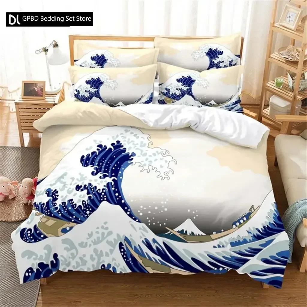 

3D Anime Bedding Set Queen Bedding Duvet Cover Set Bedding Set Bed Cover Cotton Queen Bedroom Bed Cover