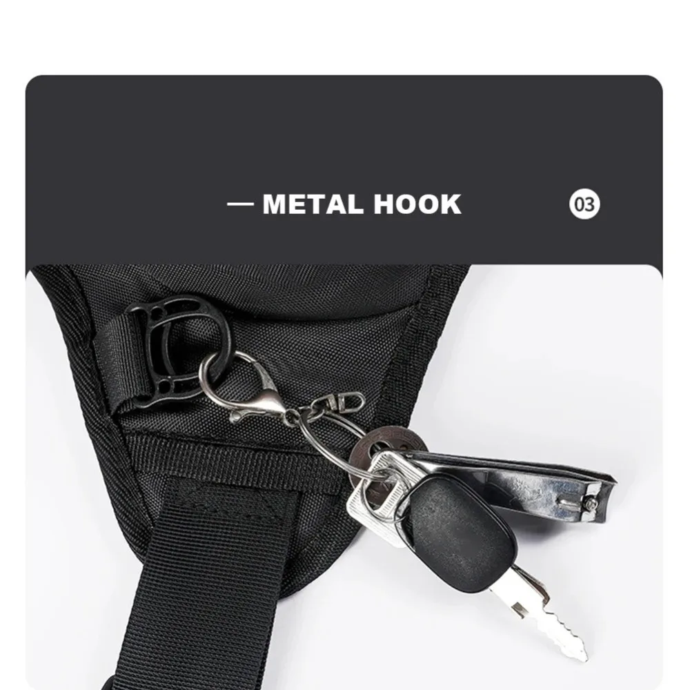 Waterproof Motorbike Waist Leg Bag Adjustable Strap Durable Ride Bag EVA Hard Shell Motorcycle Bag Motorcycle Riding Equipment