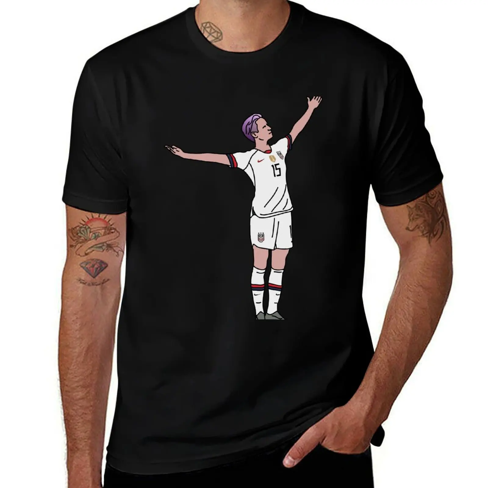 Clear Line 3 – Megan Rapinoe T-Shirt t shirt for man 100 percent cotton man t shirts for men casual t shirt man designer T-Shirt