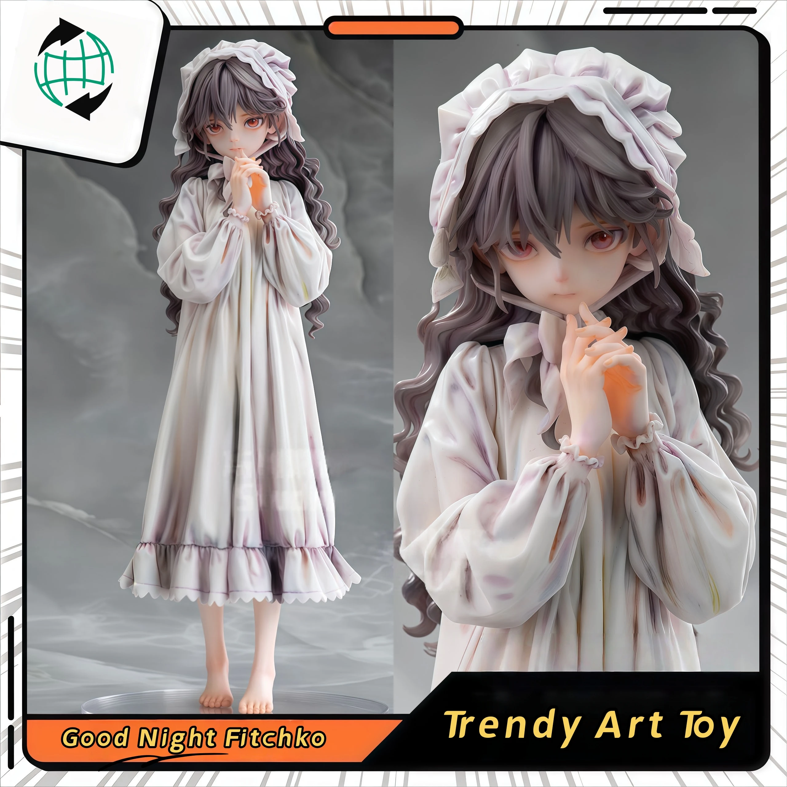 

In Stock Good Night Fitchko [S+ Premium] 25cm Trendy Art Toy Gk Anime Statue Model Figure Collectible Gift PVC Toy