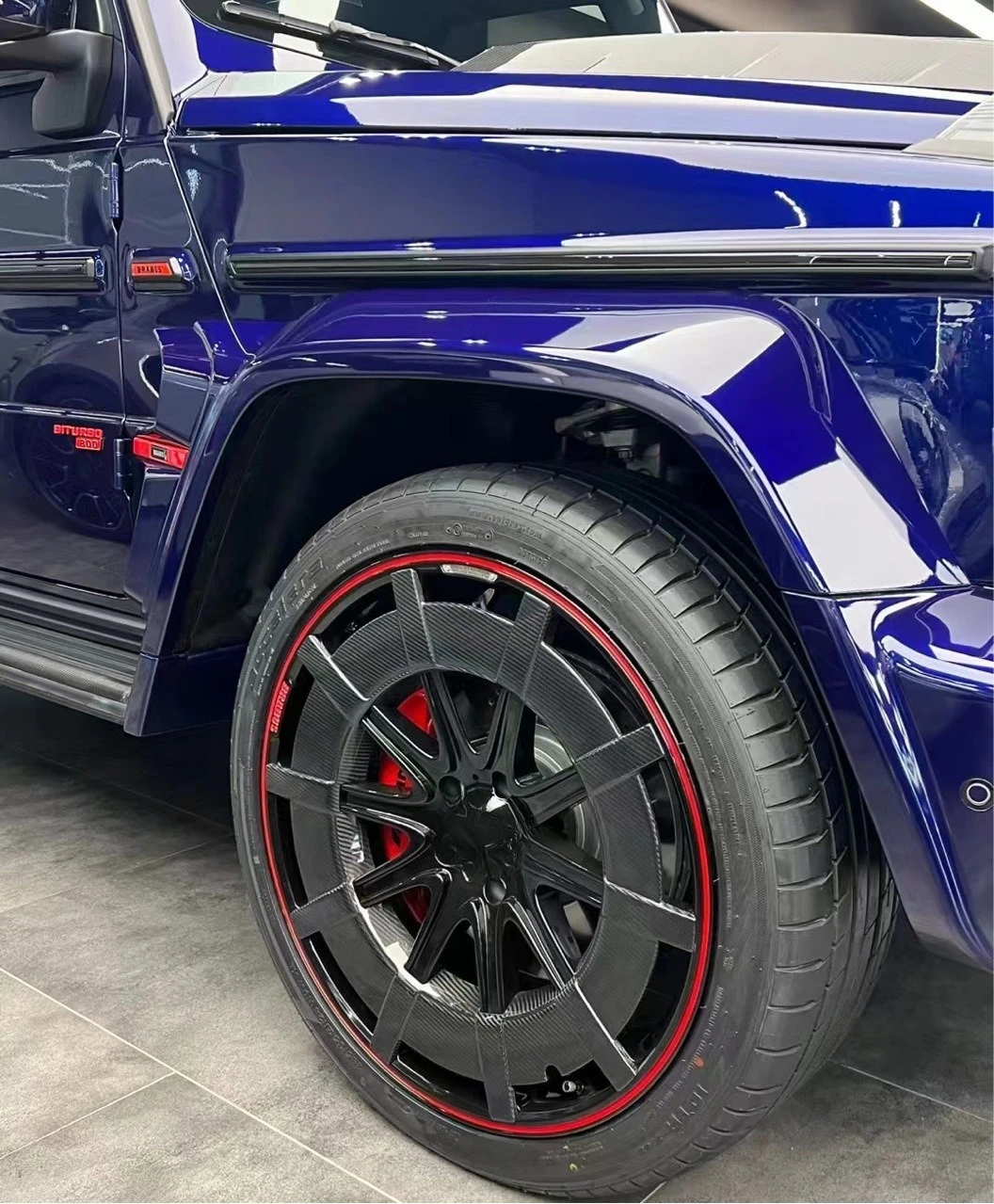 Applicable to Mercedes-Benz G-Class g63g500g350 Arrow Edition G900 Carbon Fiber Wheel 22 Inch Forged Steel Rim