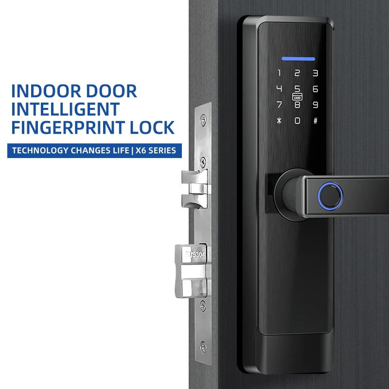 Fingerprint Password Security Door Lock Wholesale Factory Selling TTlock&TUYA Version Optional