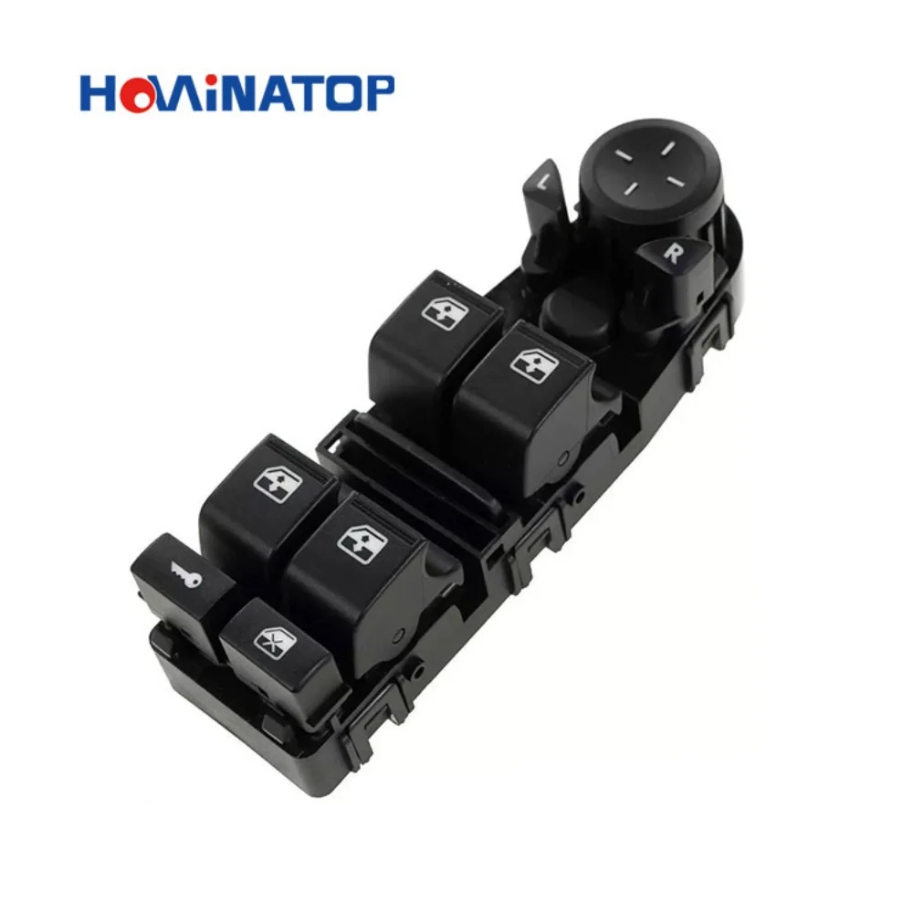 HOWINATOP 2170‑3763080 10 Pin Power Window Master Switch White Backlight For Lada Priora 2007‑2018 OEM Replacement 4