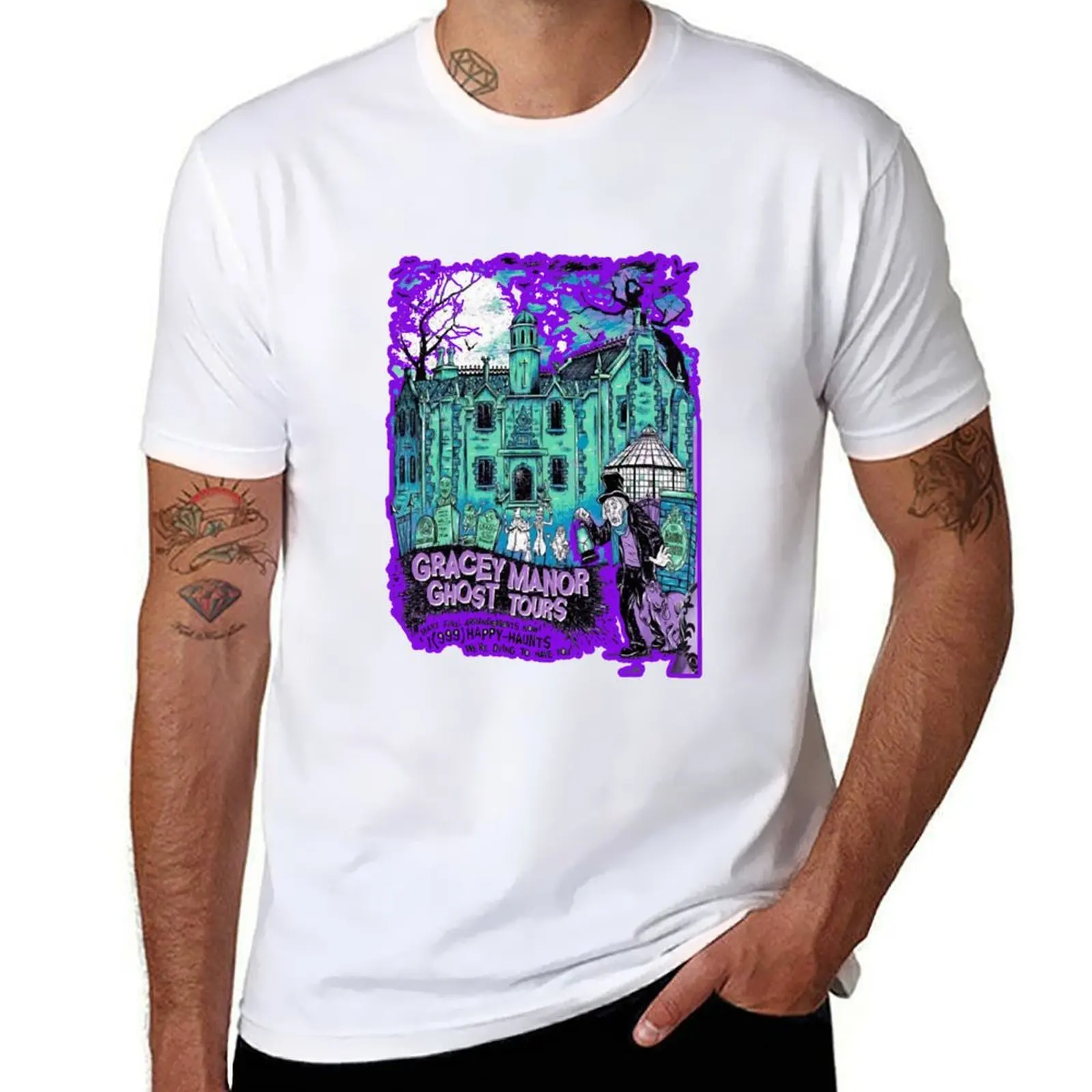 

The Haunted Mansion Halloween Edward Gracey Mansion Discovered Property Evil Spirits The Haunted Spo T-Shirt