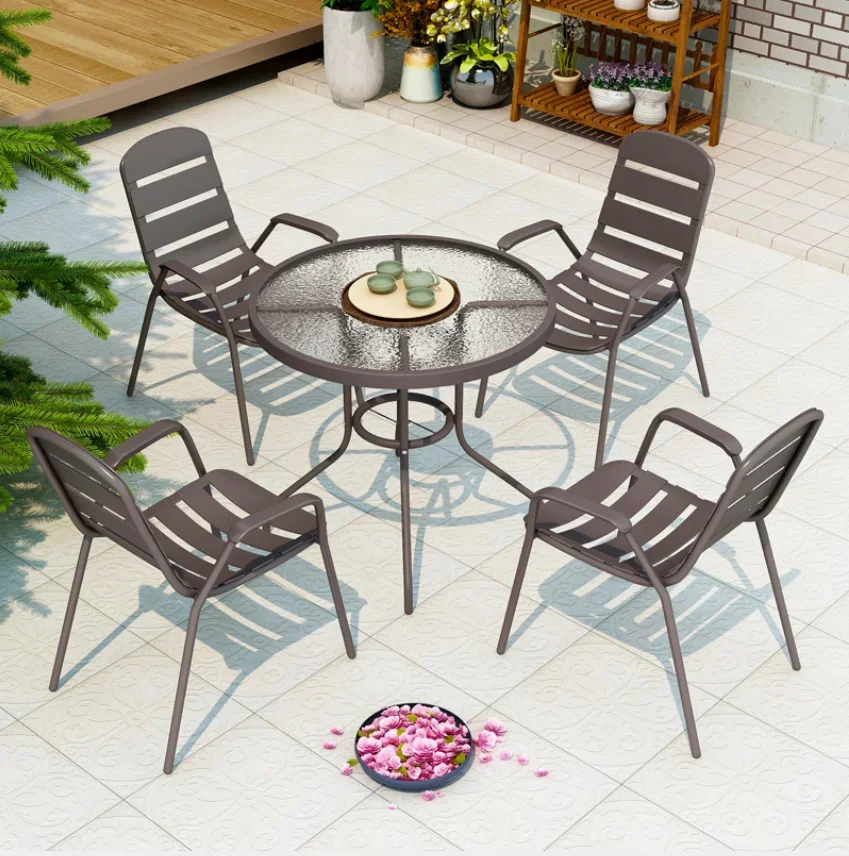 Plastic woven weaving outdoor ratan furniture patio table and chairs rattan garden chair,covers chair,chair dining