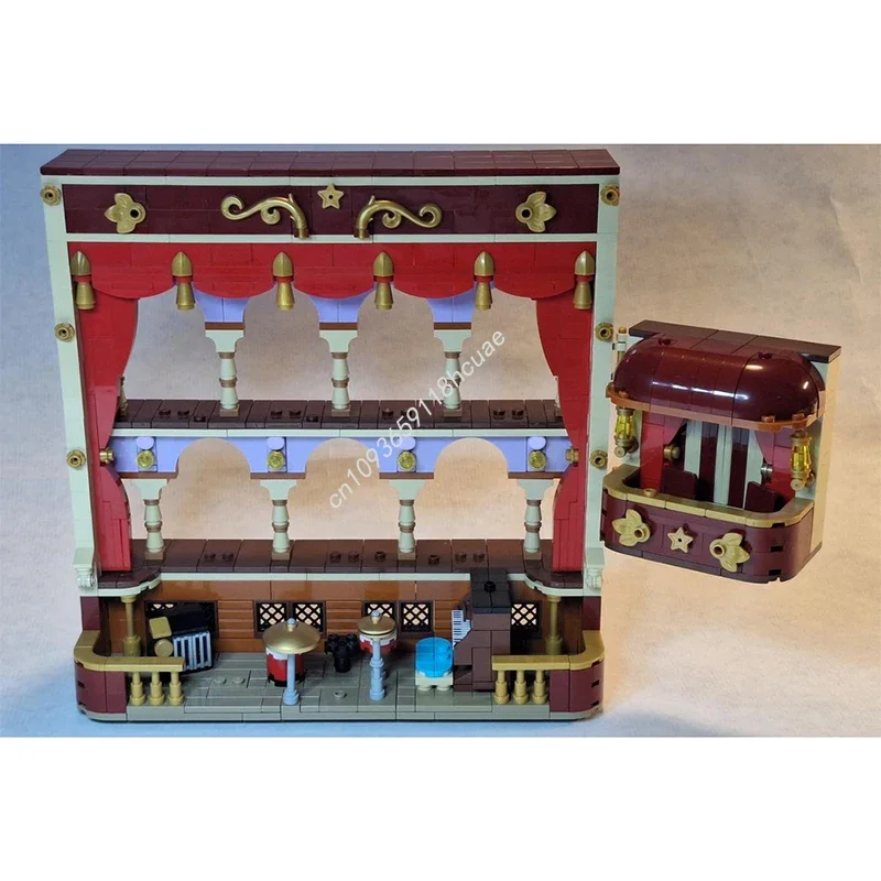 

Набор строительных блоков MOC «Театр Маппетов и рамка для демонстрации», 957 деталей, для самостоятельной сборки, креативная идея, развивающий конструктор, рождественский подарок