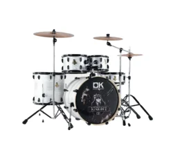 New Complete Musical Instrument Percussion Kit Acoustic Drum Set BIG SIZE KNIGHT