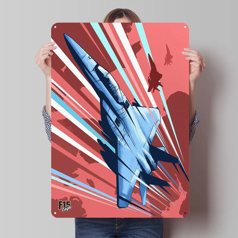 

Messerschmitt Bf 109 Metal Poster Retro Tin Signs Wall Art Mural Custom Vintage Metal Sign for Wall Art Decoration Man Cave Room