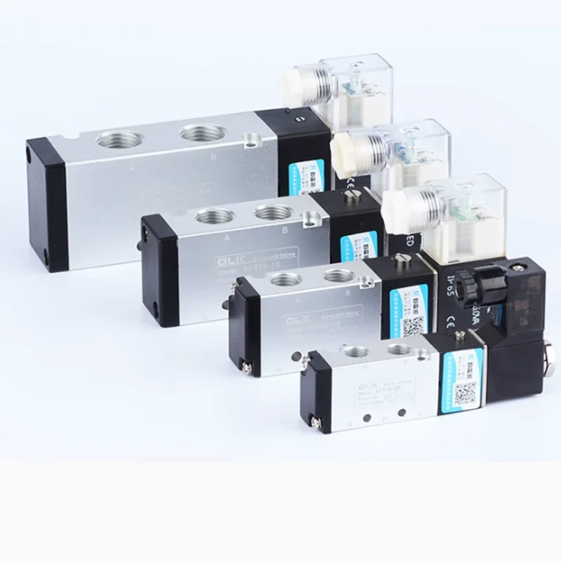 4V series solenoid valve 4V210-08 two position five way 110-06 reversing valve 4V310 coil 220V for pneumatic control valves