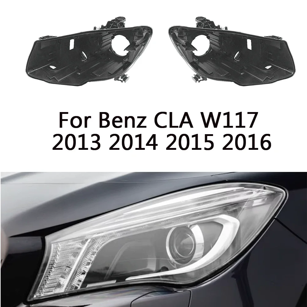 

HTTCY Основание фары для Benz CLA W117 2013 2014 2015 2016, дом фар автомобиля, задняя база, передняя авто фара, задняя часть корпуса