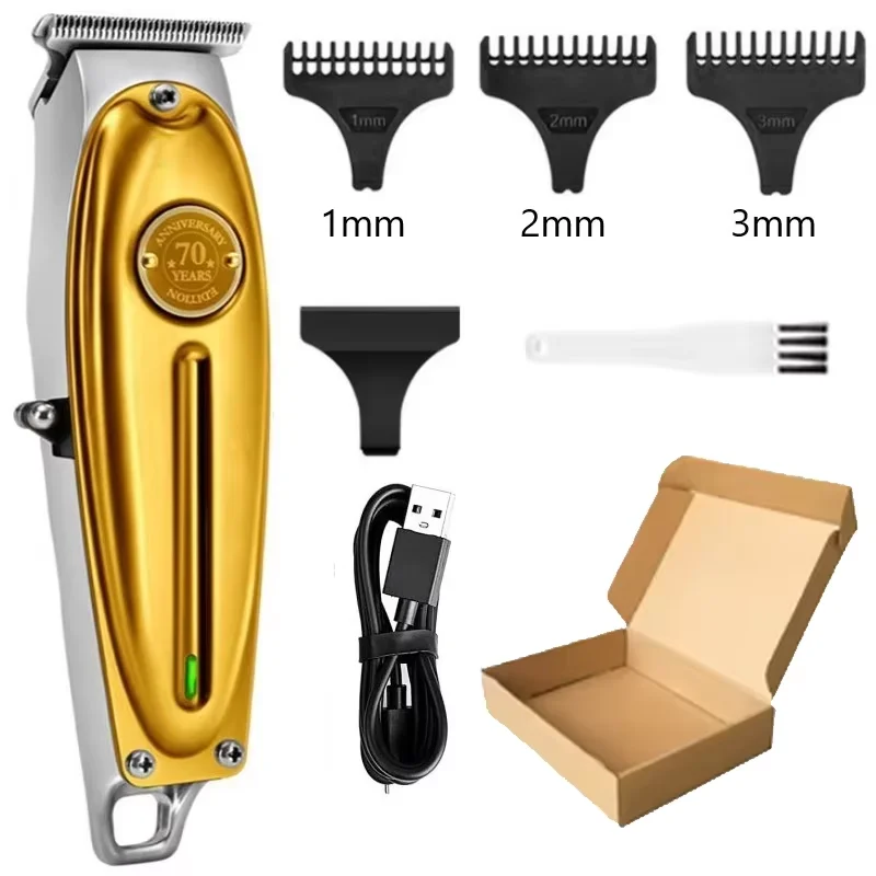 Kemei KM-1949 Pro electric barber full metal professional hair trimmer for men beard hair clipper finishing hair cutting machine image 3