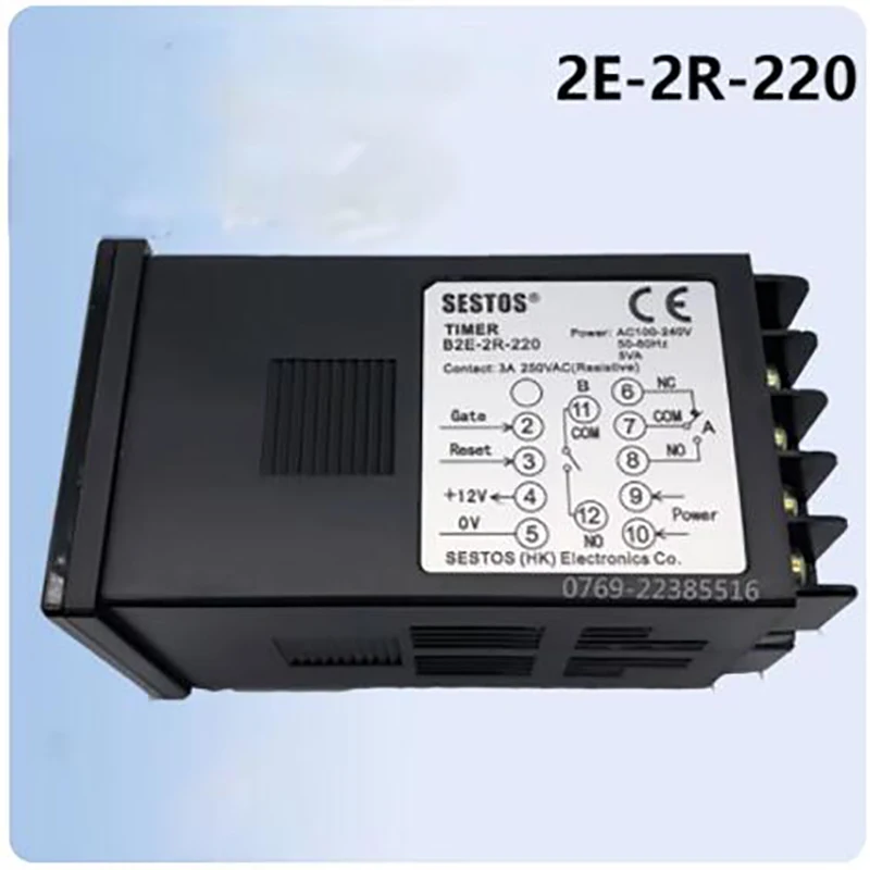 Xitushi Time Relay B2E-2R-220 Digital Display Control Timer B2E-2R-24