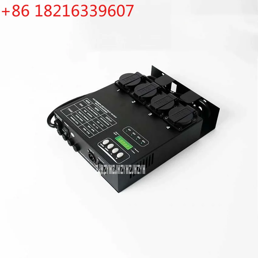 YAO AMT-8008 DMX 512 EU Plug 1KW Dimmer 4 Channels Silicon Pack Box Hanging Bar DJ Stage Light Control Fixture Dimming Equipment
