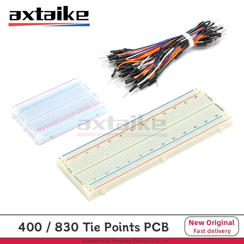 400/830 Krawatte Punkte Solderless PCB Breadboard Mini Universal Test Protoboard DIY Brot Bord Bus Test Platine Für Arduino