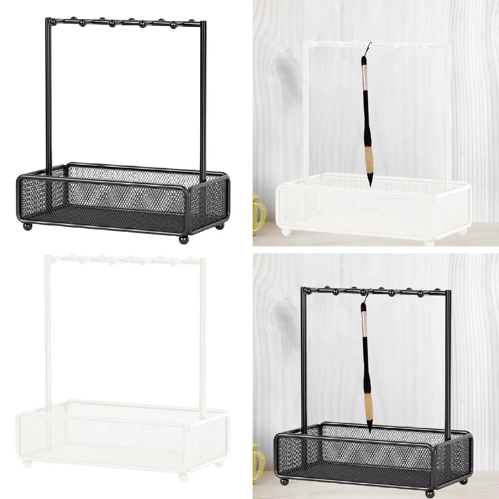 

Calligraphy Brush Holder Jewelry Bowl Multifunctional Calligraphy Pen Holder for Hotel Professional Beginners Housewarming Gifts