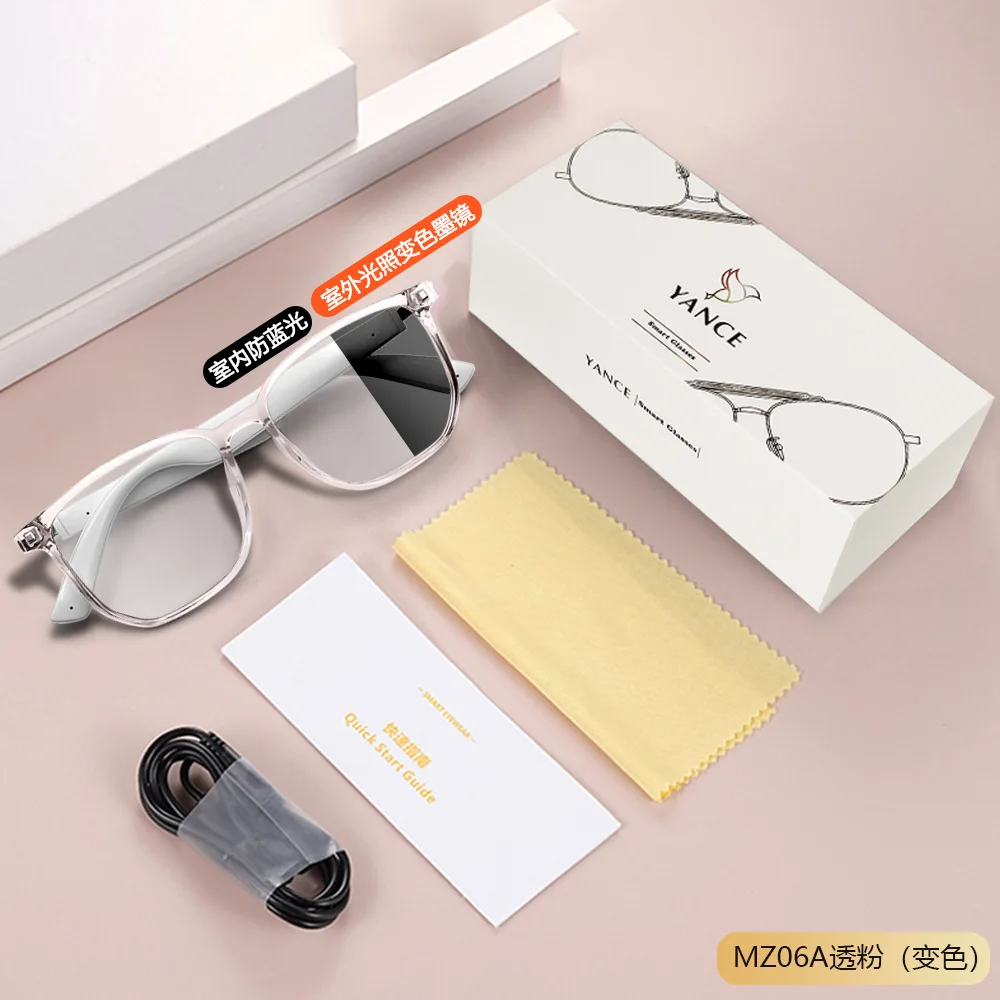 Smart Glasses, Wireless Bluetooth Hands-Free Calling Music Play Headphones With Microphone Motion Stereo Speaker Glasses