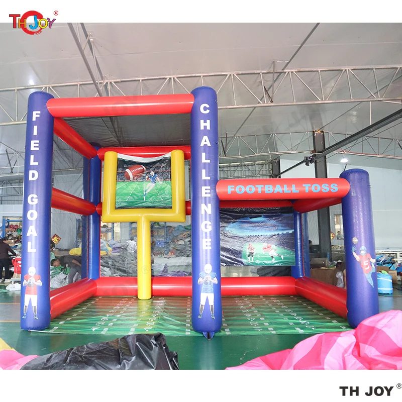 

new design inflatable field goal challenge, inflatable rugby field goal,inflatable football toss game, inflatable shooting games