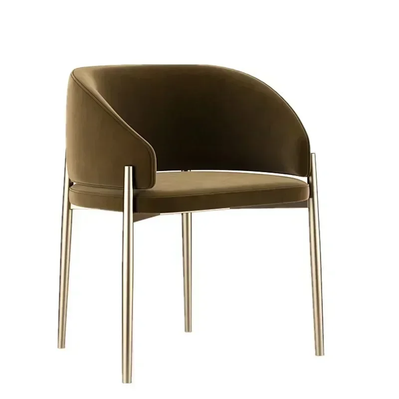 

Luxury Modern Dining Chairs Set Kitchen Ergonomic Single Black Velvet Dining Chairs Mobile Sillas De Comedor Furniture