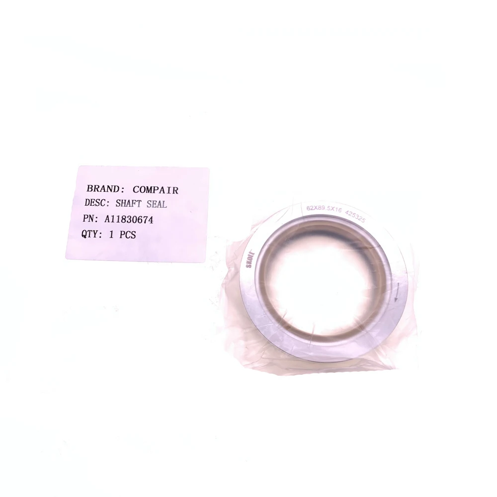 2pcs/lot A11830674 oil seal shaft seal stainless steel for CompAir EK140NG L37-L45-L50 air compressor