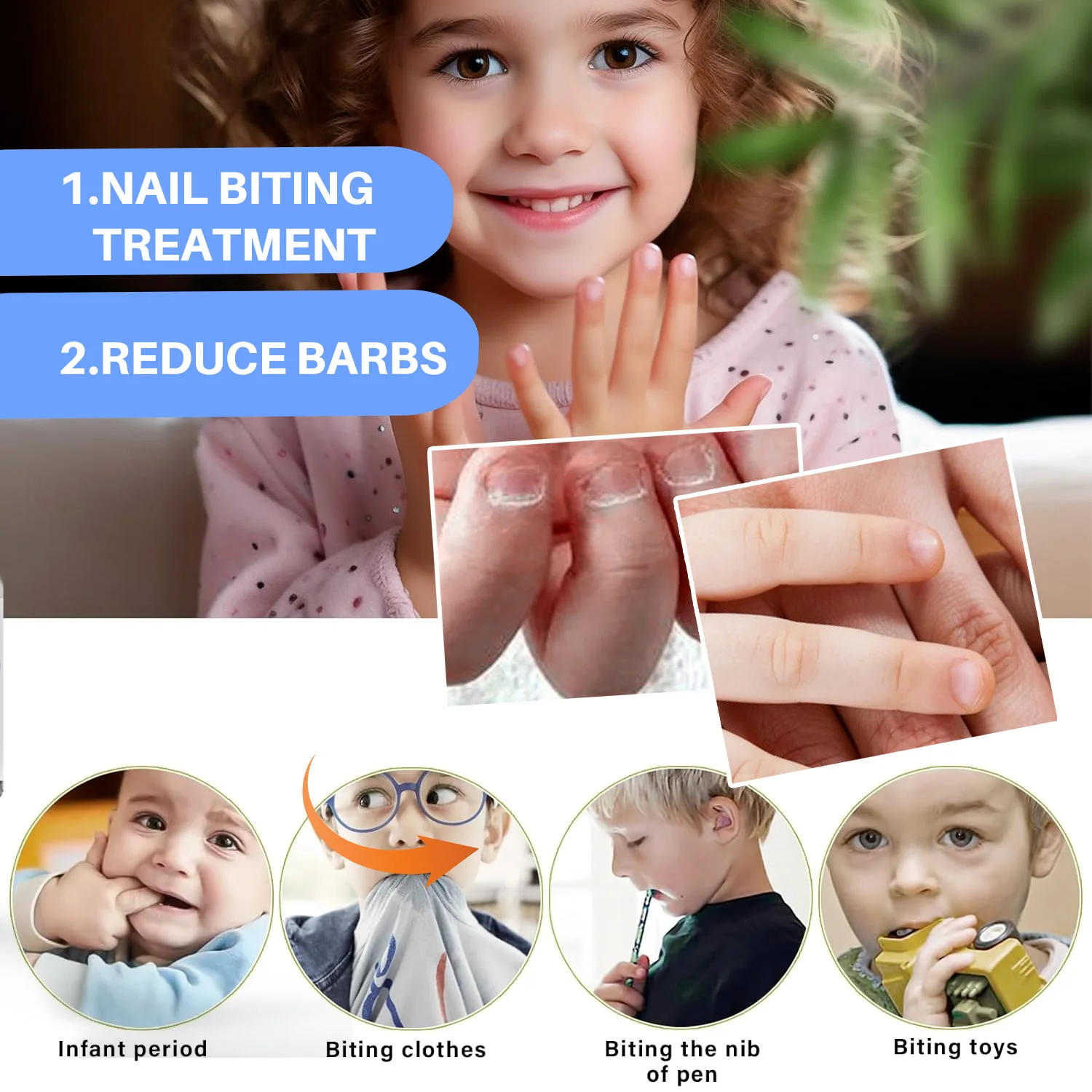 15ml เด็ก Anti-กัดเล็บ Bitter เล็บน้ําไม่มีกัดหนังกําพร้าไม่เล็บกัด Care ปลอดสารพิษหยุดกินเล็บ