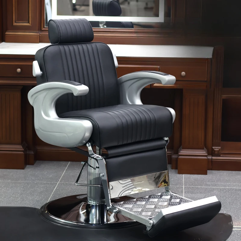 

High End Facial Barber Chairs Hair Salon Dedicated Recline Makeup Barber Chairs Luxury Silla Barberia Barber Equipment QF50BC