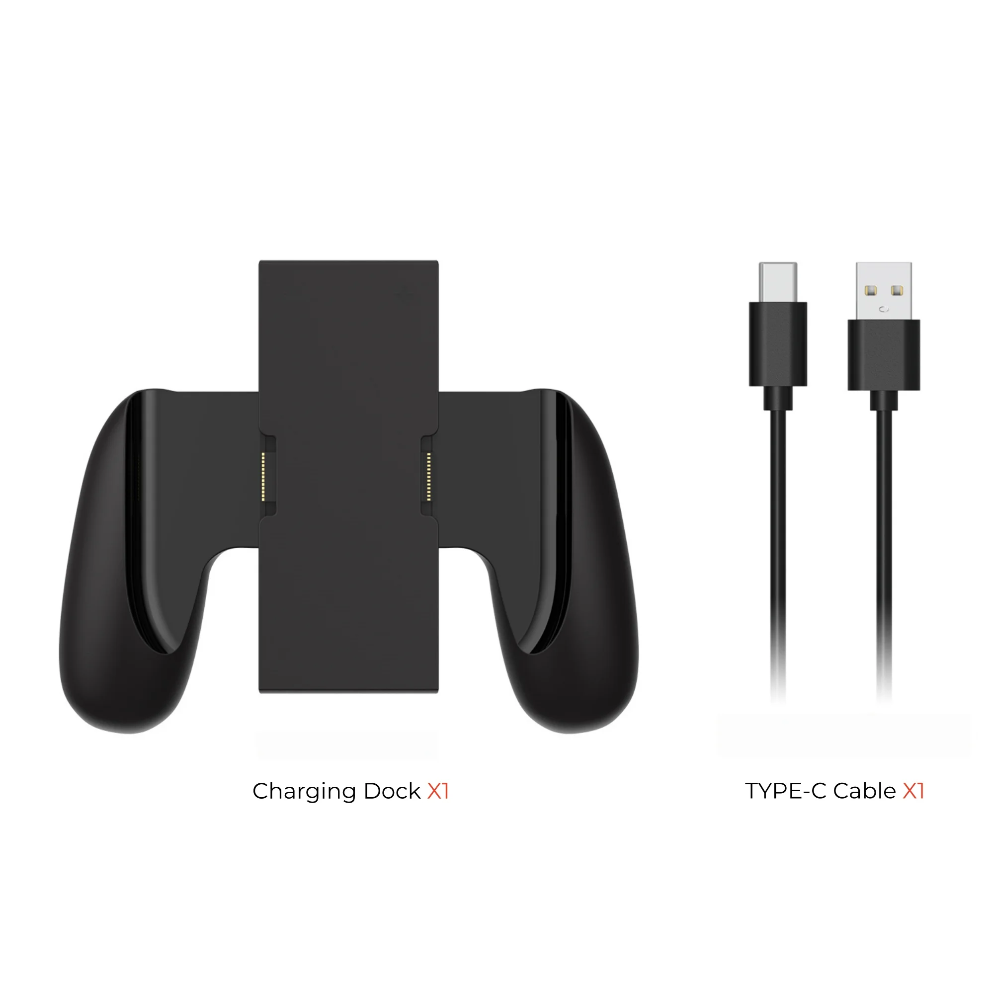 Oplaadhandvat voor Nintendo Switch 2 Joy-Con controller, oplaadhandvat met LED-indicator voor L/R Joy-Con gamepad accessoires