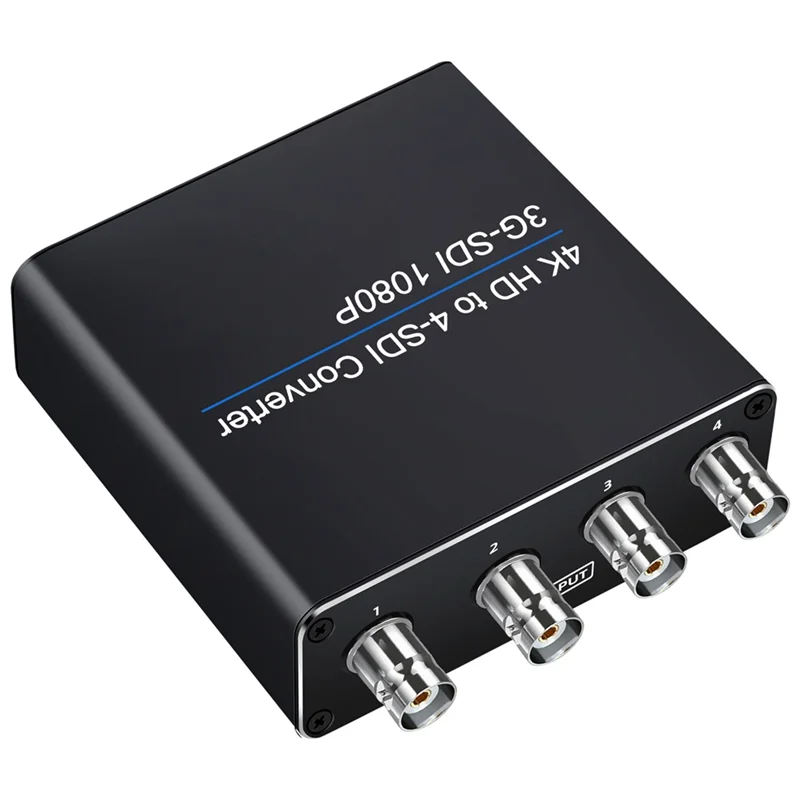 

B04C-For HDTV For PC For PS3 DVD Compatible 3G To SDI Converter Output 4-Channel SDI Input Splitter HDCP 1.3