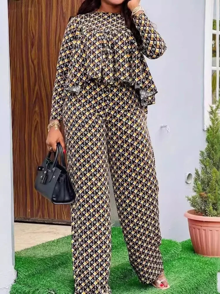 Wmstar Two Piece Set Women Wholesale Clearance Item Non Refundable Non Exchangeable Large Sized Printed of Popular Fashion