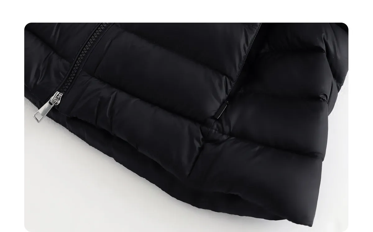 CHIC VEN Women's Down Coats Solid Hooded Female 90 White Down Jacket Slim Lightweight Warm Casual Overcoat Autumn Winter 2026