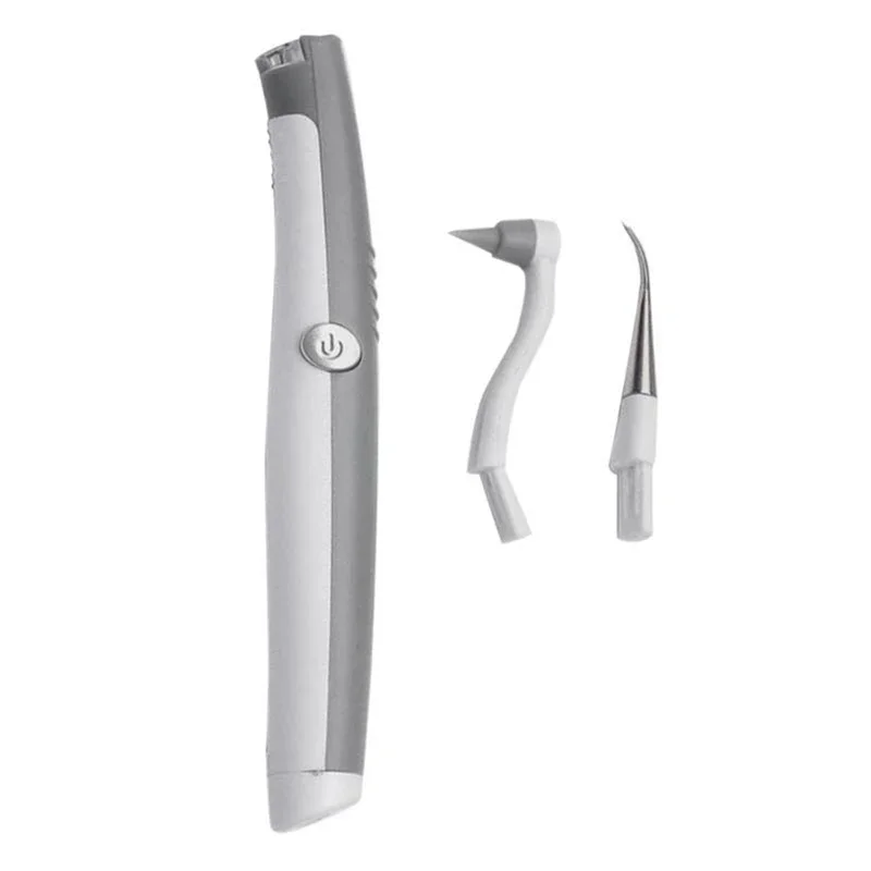 Điện Nha Khoa Phép Tính Tẩy Trang Với 2 Đầu, Đèn LED, Cao Răng Cạp Tẩy Cho Nha Khoa Giải Tích, Cao Răng, răng Vết Bẩn