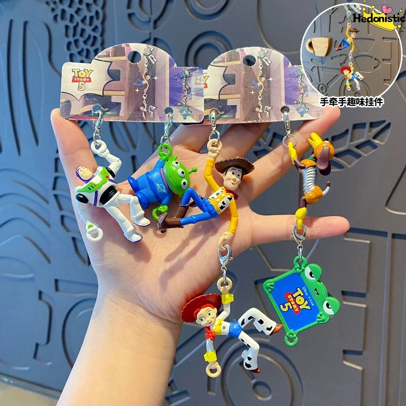 

Toy Story Climbing Series Keychain Cute Cartoon Character Buzz Lightyear Backpack Wallet Car Decoration Acg Pendant Holiday Gift
