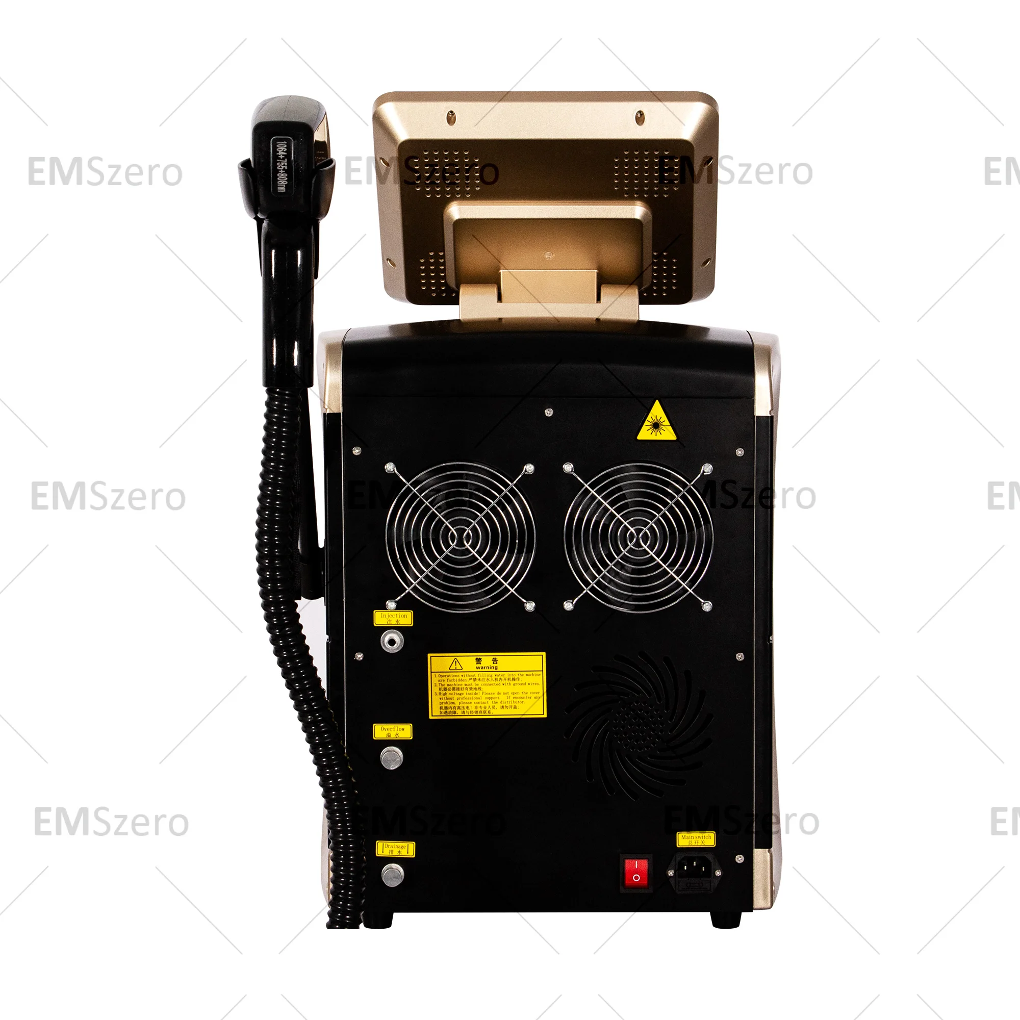 808NM laser hair removal device diode Nd ag laser 755 808 1064nm ice free painless permanent laser hair removal machine 2025