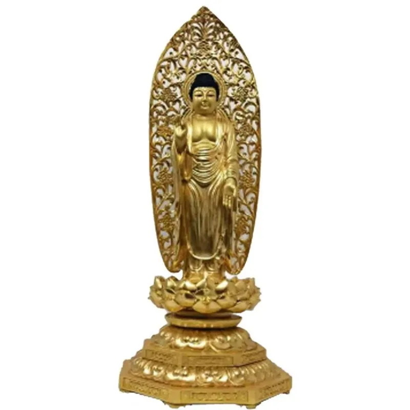 

Manufacturer Wood, Craft Temple Wooden Buddha Statue, Household, Ornament