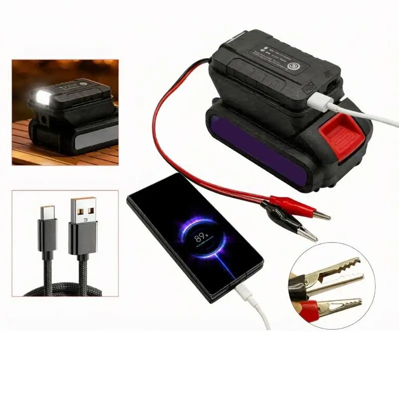 652F Battery Adapter with Contact Ends Large Capacity for Maintenance Routines