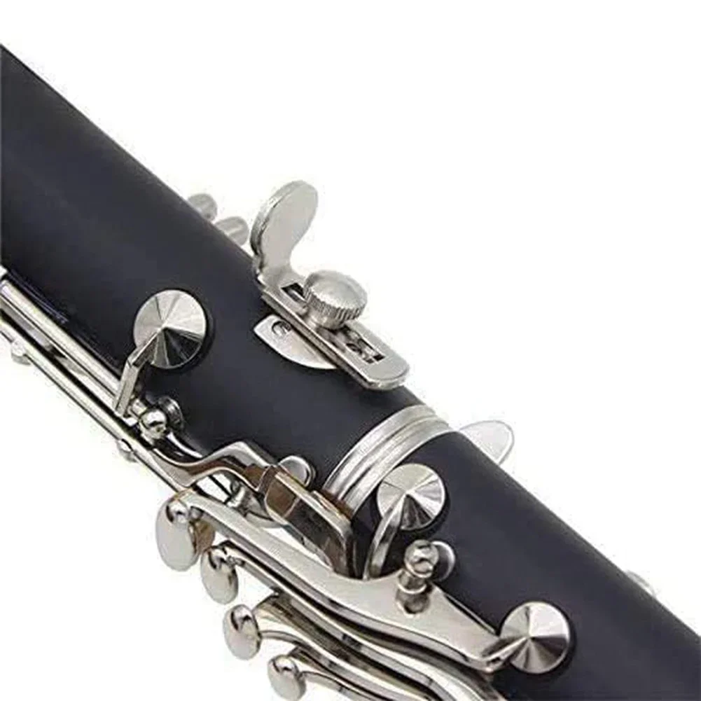 

Adjustable Clarinet Thumb Rest Metal Finger Protector Rest Support With Screws Eliminate Thumb Pain Musical Instruments Parts