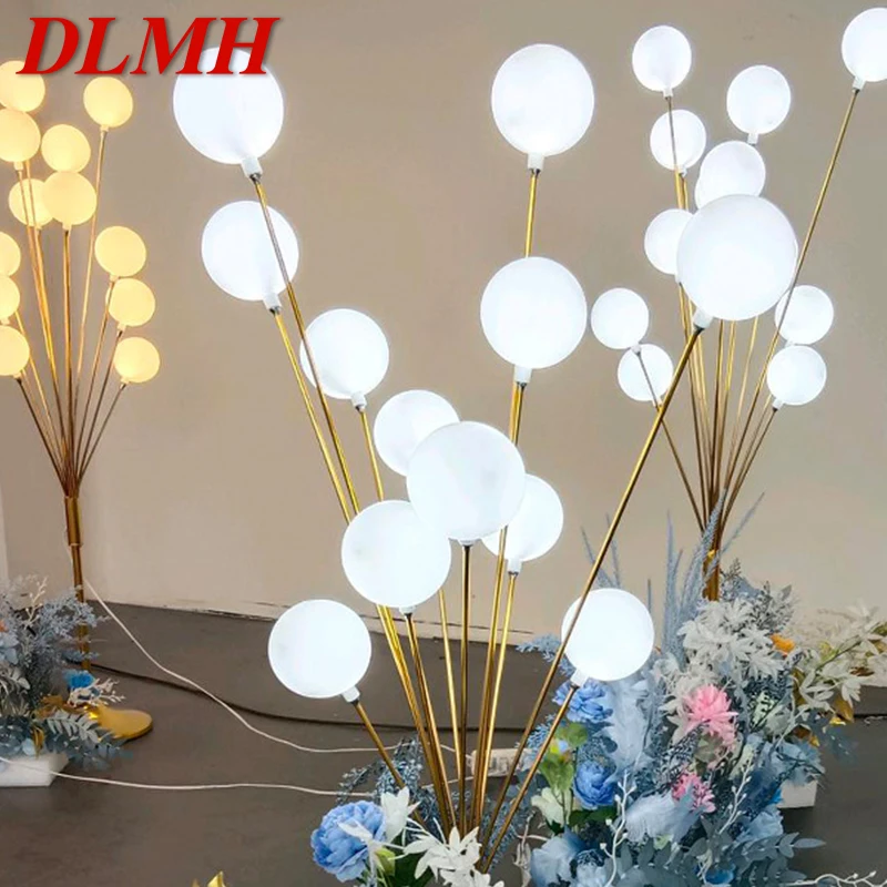 

DLMH Modern Wedding Lights Festive Atmosphere LED Evening Stage Lights Roads Small Apples Fresh Background Decoration