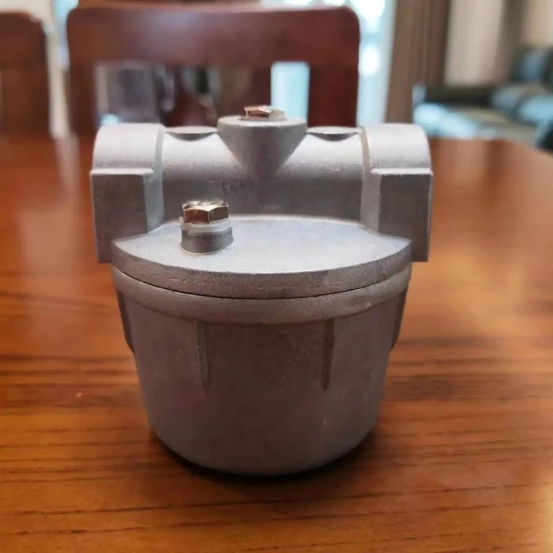 

1/2" Full Aluminum Cup Fuel Filter 120 Mesh Oil Strainer for Boiler and Diesel Burner