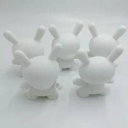 10PCS 4inch Kidrobot Dunny DIY Kids Toys for Art Students White Dolls Munny Vinyl Art Figure Toy For Boys Accessories