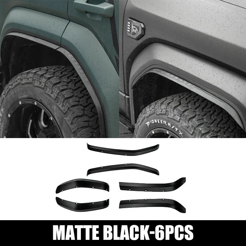 High Quality Widened Wheel Arch Fender Flare Wide Wheel Small Eyebrow Anti-Scratch Body Kit, Durable Vehicle Exterior Mod Parts